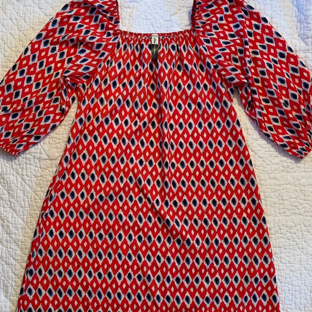 Red, White & Blue Peasant Dress!!!